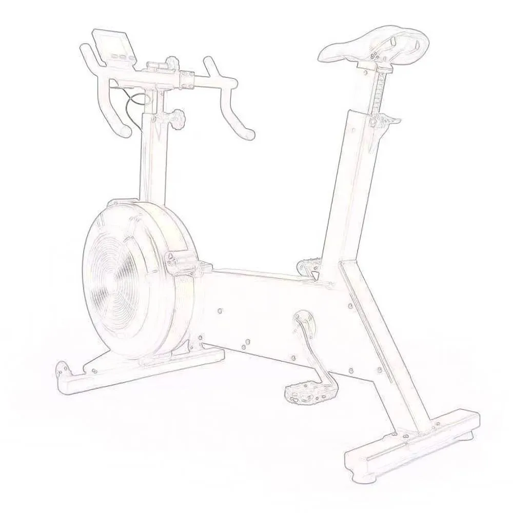 Wind resistance spinning bike-1